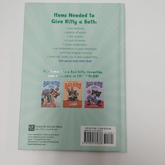 Bad Kitty Gets a Bath (Full-Color Edition) by Bruel, Nick - Picture 2 of 4